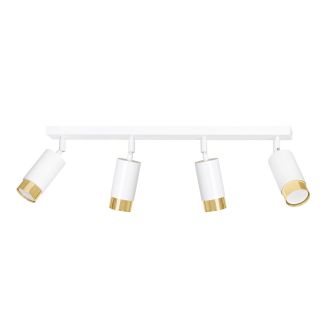 EMIBIG 963/4 LAMPA SUFITOWA HIRO 4 WH/GOLD