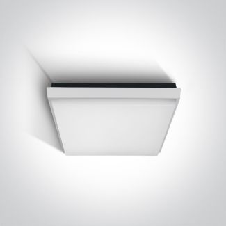 ONE LIGHT 67362A/W/W Stamata biały plafon LED 3000K 20W IP54