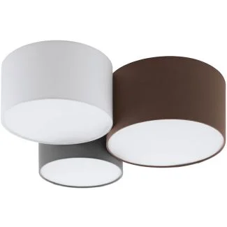 EGLO 97479 DL/3 ANTHRAZIT-BRAUN/GRAU/WEISS PASTORE