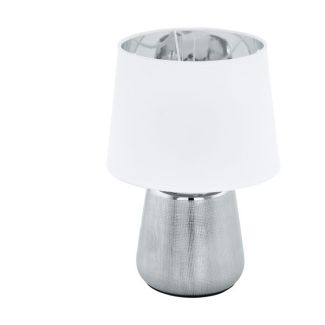 EGLO 99329 LAMPA MANALBA 1 OPRAWA STOŁOWA TL/1 E14 SILBER/WEISS MANALBA 1