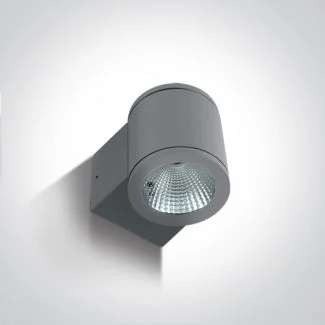 ONE LIGHT 67138E/G/W Mavrogeia szary zewnętrzny cylinder ścienny 3000K 6W IP54