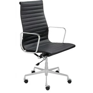 King Home KH1501100228 Fotel biurowy AERON PRESTIGE PLUS chrom - skóra naturalna, aluminium