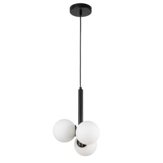 SIGMA 33486 Perla 3 lampa wisząca czarny,biały