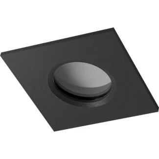 AZZARDO AZ4230 IKA SQUARE IP65 BK TECHNICAL DOWNLIGHT BLACK