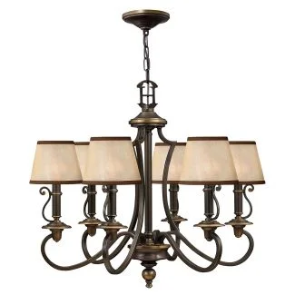 ELSTEAD PLYMOUTH HK/PLYMOUTH6 6Lt Chandelier