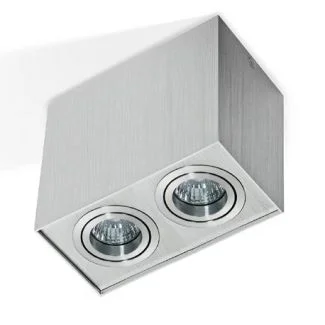 AZZARDO GM4204-ALU / AZ1352 Eloy 2 (aluminium) Lampa sufitowa