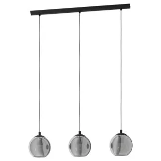 EGLO 98652 LAMPA ARISCANI OPRAWA WISZĄCA HL/3 E27 SCHWARZ/SW-TRANSP.ARISCANI