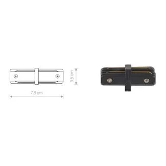 NOWODVORSKI PROFILE STRAIGHT CONNECTOR 9454 system konfigurowalny system profile akcesoria 1-fazowy
