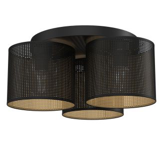 LUMINEX 5248 oprawa sufitowa Loft shade plafon czarny złoty