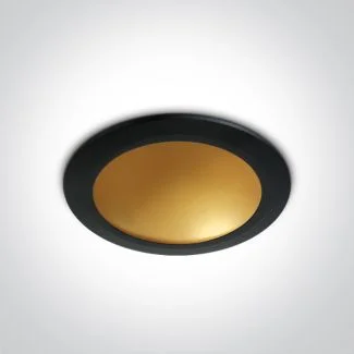ONE LIGHT 10116FD/B/BS Nata 2 downlight czarny-mosiądz LED 3000K 16W dark light