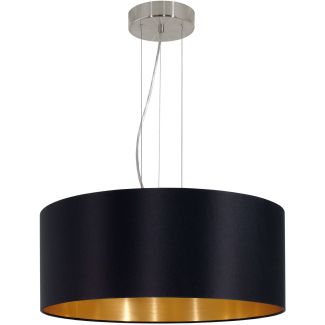 EGLO 31605 HL/3 Ø530 NICKEL-M/SCHWARZ MASERLO