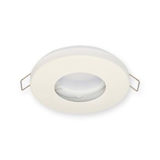 LED line 245404 Oprawa wodoodporna okrągła stała biała matowa blaszana