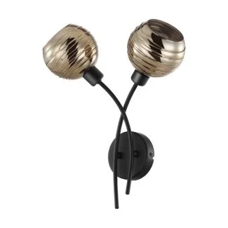 EGLO 39692 LAMPA CREPPO OPRAWA ŚCIENNA WL/2 E14 SCHWARZ/GOLDFARBEN CREPPO
