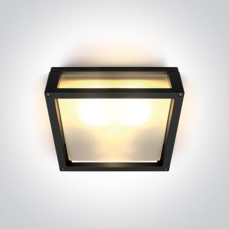 ONE LIGHT 67420B/B Psofida S czarny zewnętrzny kinkiet E27 2x12w IP54