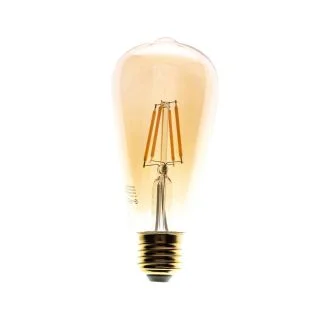 MILAGRO EKZF8017 Żarówka Filamentowa LED 6W ST64 E27 2700K Amber