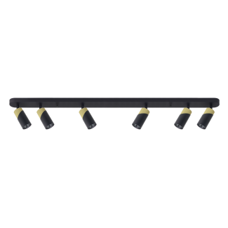 MILAGRO ML0283 NEO BLACK GOLD SPOT 6xGU10