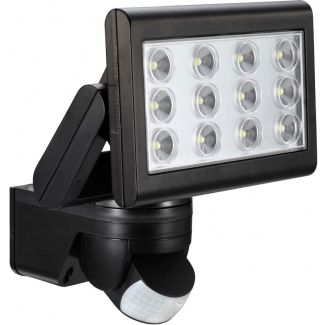 INQ FL010NW Naświetlacz LED 25W SMD Pir IP44 Black