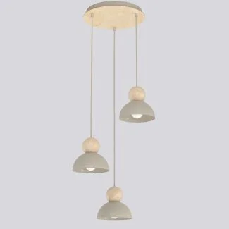 EMIBIG 1678/3PREM KAKI 3PREM MOKKA LAMPA WISZĄCA