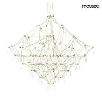 MOOSEE MSE1501100126 lampa wisząca CONSTELATION 120 GOLD - LED, stal szczotkowana
