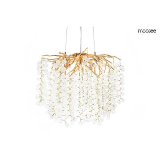 MOOSEE 5900168832947 lampa wisząca RIVIERA 60 złota / clear