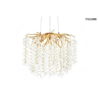 MOOSEE 5900168832947 lampa wisząca RIVIERA 60 złota /  clear