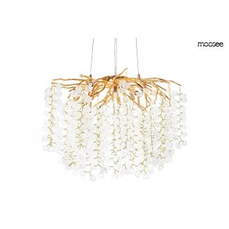 MOOSEE 5900168832954 lampa wisząca RIVIERA 80 złota /  clear