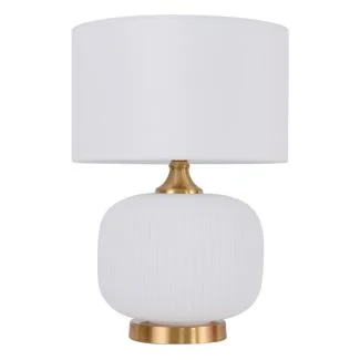 LIGHT PRESTIGE LP-1515/1T small white Lampa stołowa Tamiza 48 cm biała 1xE27