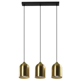 LIGHT PRESTIGE LP-0110/3L GD Metalowa lampa wisząca Nilo złota 3xGU10