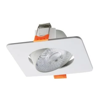 LIGHT PRESTIGE LP-1506/1RS WH Square Ruchome kwadratowe oczko podtynkowe Plus białe LED CCT