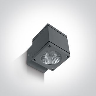 ONE LIGHT 67138F/AN/W Pavlos zewnętrzny kinkiet antracyt 3000K 6W IP54