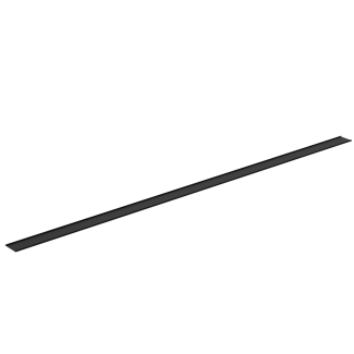 MILAGRO ML8709 PRZESŁONA PROSTA CZARNA MAGNETIC TRACK 150cm