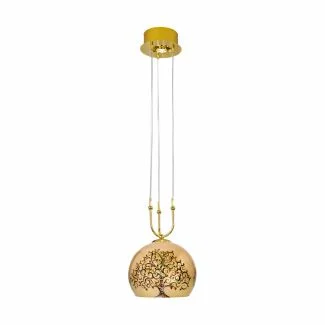 KOLARZ 0392.31+1M.3.AL.MU LUNA lampa wisząca złoto 24K