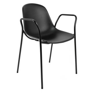 KING HOME 292-CPP4.BLACK Krzesło RESOL ARM czarne