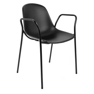 KING HOME 292-CPP4.BLACK Krzesło RESOL ARM czarne
