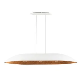 SIGMA 40638 lampa wisząca Gondola L biały/miedziany