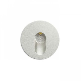 RENDL R12687 MEMPHIS R wpuszczana w ścianę srebrno-szara 230V LED 3W 60° 3000K