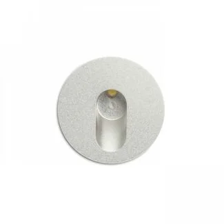 RENDL R12687 MEMPHIS R wpuszczana w ścianę srebrno-szara 230V LED 3W 60° 3000K