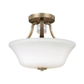ELSTEAD Evington FE-EVINGTON-SF-SG 2 Light Semi-Flush - Sunset Gold