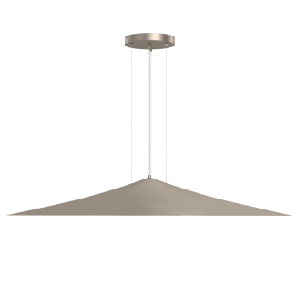 ANTIGO Lampa wisząca Brito 114 - Platyna mat (1140 mm) 5070