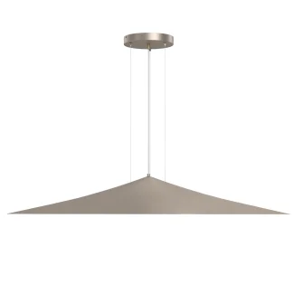 ANTIGO Lampa wisząca Brito 114 - Platyna mat (1140 mm) 5070