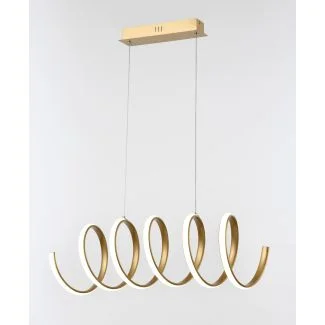 REALITY 336401-09 Ribbon lampa wisząca złota malowana