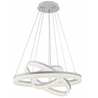 REALITY 330603-01 Cornelia - lampa wisząca 3 płomienna LED biała