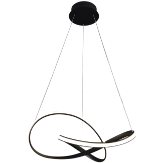 MILAGRO ML6771 LAMPA WISZĄCA CAPPIO BLACK 36W LED
