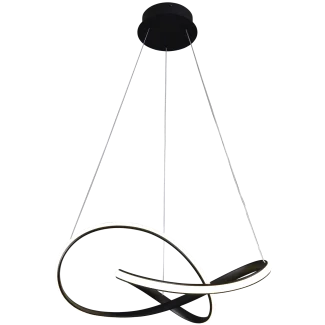 MILAGRO ML6771 LAMPA WISZĄCA CAPPIO BLACK 36W LED
