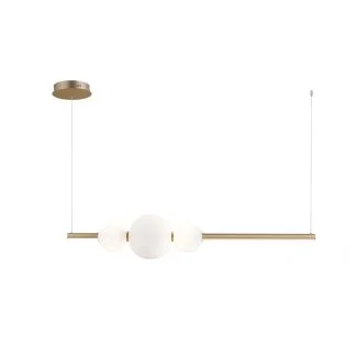AZZARDO AZ4427 SANDRA 3 GO DECORATIVE PENDANT GOLD