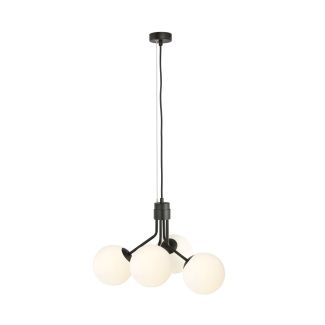 EMIBIG 1138/4 LAMPA WISZĄCA NOVA 4 BLACK/OPAL