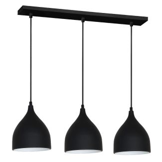 LUMINEX 6223 żyrandol Noak black/white