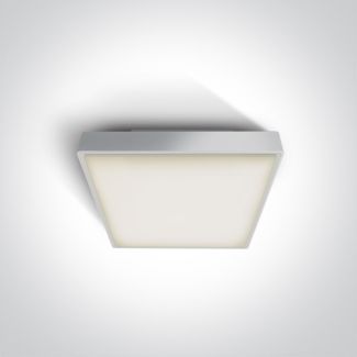 ONE LIGHT 67282E/W Miladeza biały plafon E27 IP65 korpus ABS i klosz PC