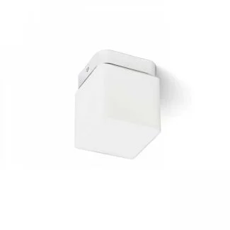 RENDL R12198 ESICA SQ sufitowa szkło opalowe/chrom 230V LED 6W IP44 3000K