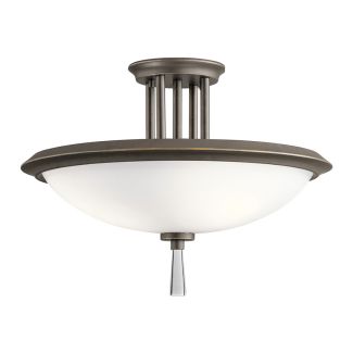 ELSTEAD Dreyfus KL-DREYFUS-SFOZ 3 Light Semi Flush